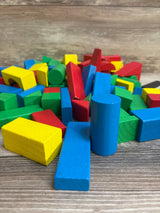 Melissa & Doug Wooden Building Blocks Set - 103 Blocks