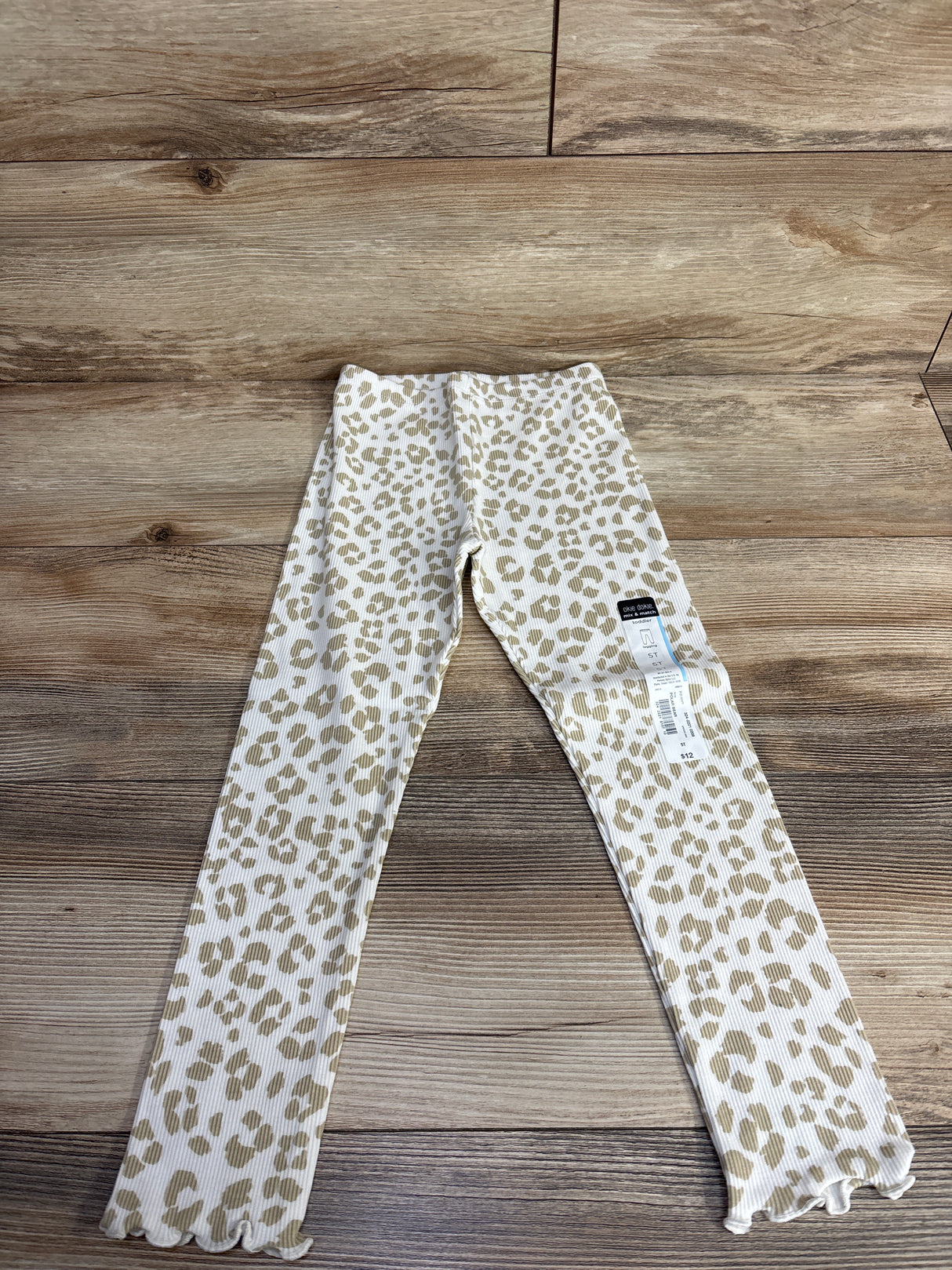 NEW Okie Dokie Ribbed Polar Bear Leggings sz 5T