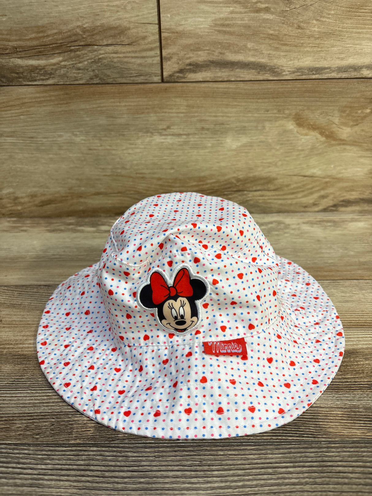 Disney Junior Minnie Mouse Swim Bucket Hat White sz Toddler