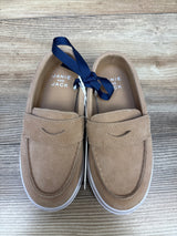 NEW Janie & Jack Suede Loafer Sneakers in Desert Tan sz 10c