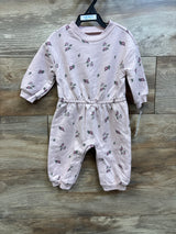 NEW Child Of Mine Floral Coverall Pink sz 3-6m