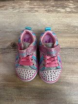 Skechers Twinkle Toes Light Up Shoes Pink sz 5c