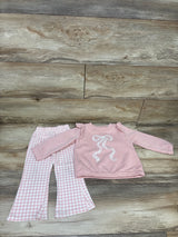 Nicole Miller 2pc Sweatshirt & Pants Set Pink sz 24m