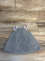 Rare Editions Gingham Seersucker Dress White/Black sz 12m
