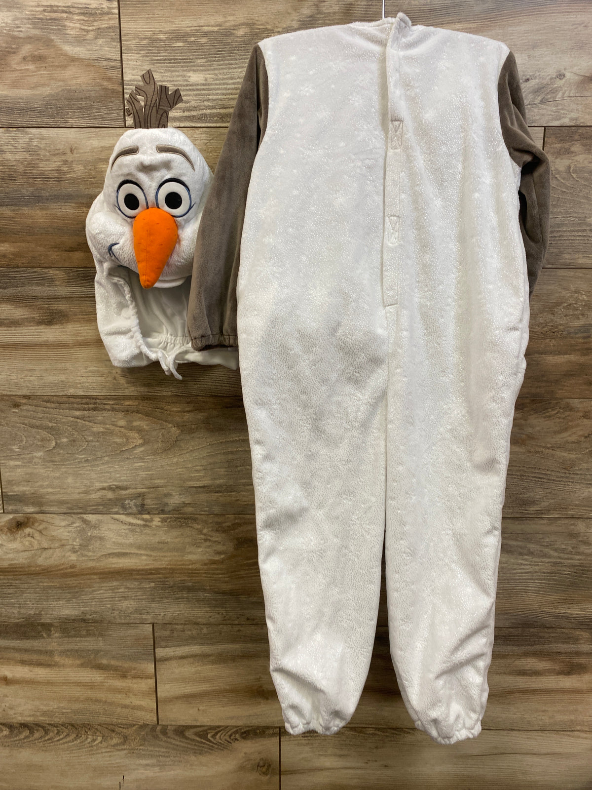 Disney Store 2pc Frozen Olaf Plush Costume White sz 5T