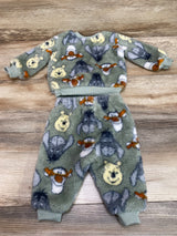 Disney Baby 2pc Winnie The Pooh Sweatshirt Set Green sz 0-3m