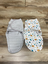 SwaddleMe 2pk Swaddle Wraps White sz 0-3m