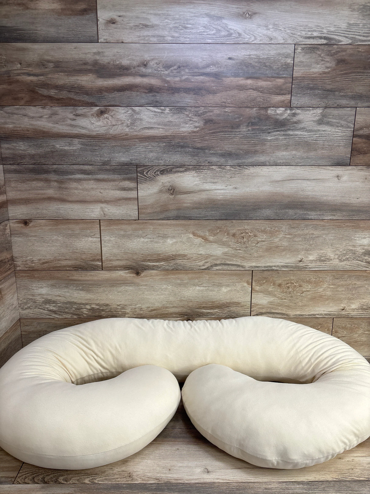 Pharmedoc C-Shaped Pregnancy Pillow, Beige