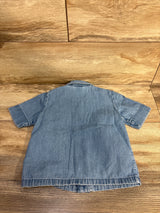 H&M Denim Button-Up Shirt Blue sz 18m