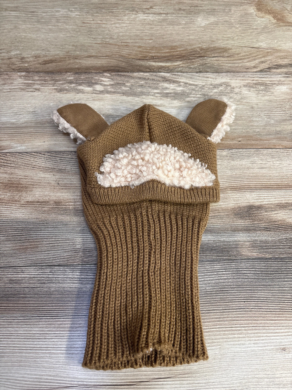 Bienvenu Alpaca Knitted Beanie, Tan
