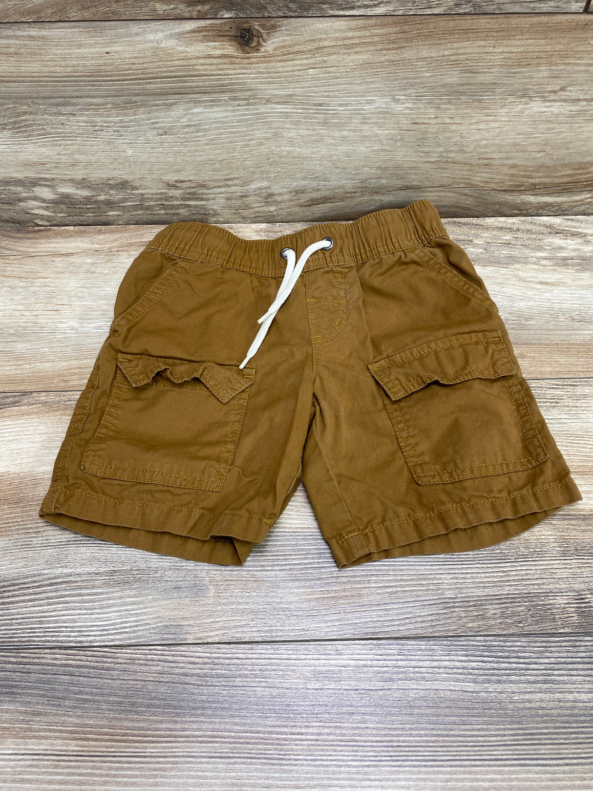 Cat & Jack Drawstring Shorts Brown sz 4-5T