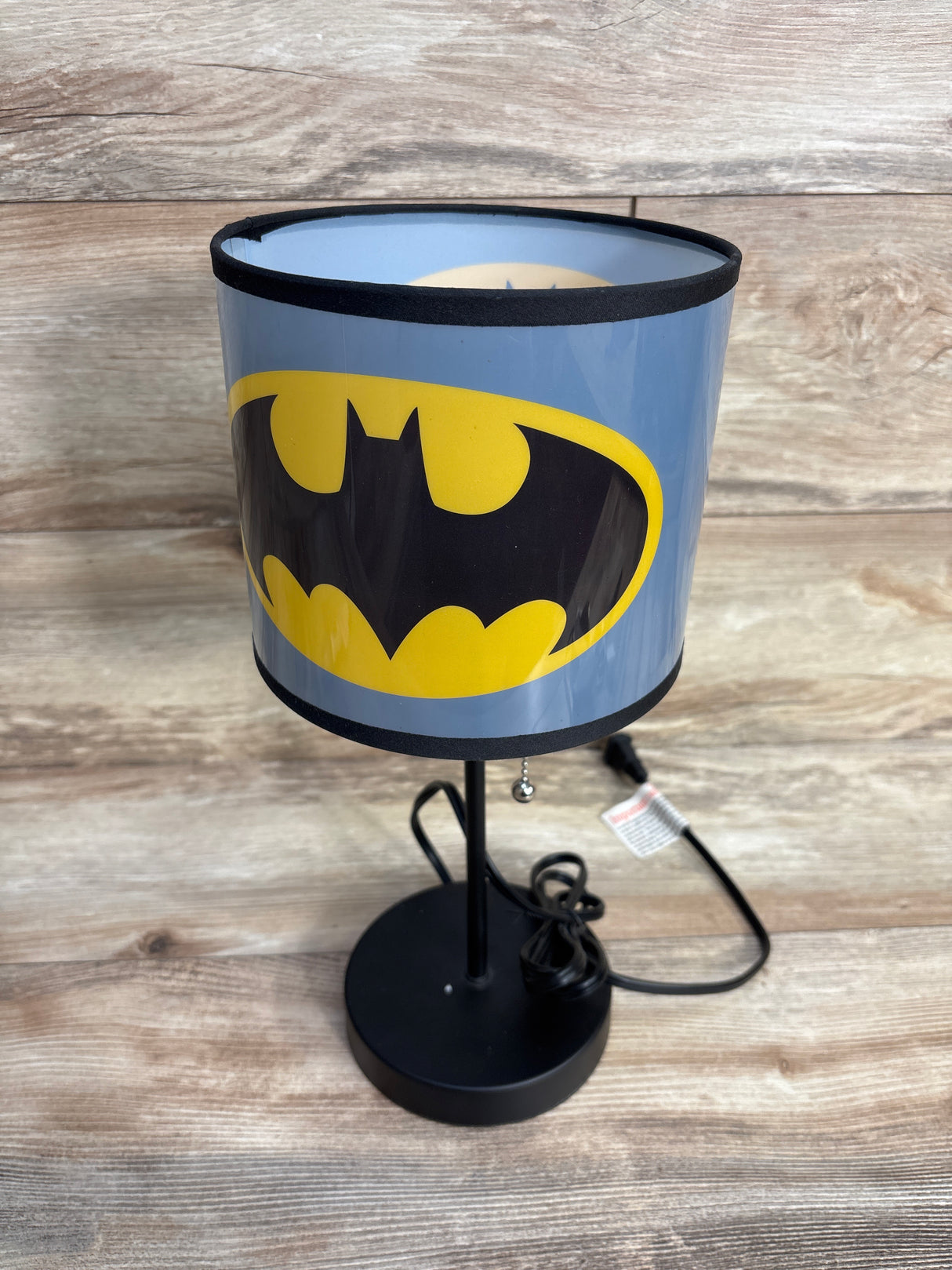 NEW Warner Brothers Batman Stick Lamp, Gray