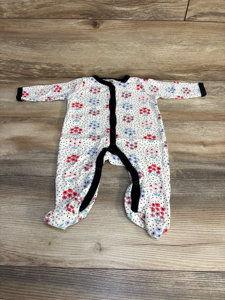 Hudson Baby Floral Sleeper White sz 6-9m - Me n Mommy To Be