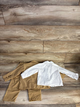 Sangtree 3pc Gentleman Suit Set Beige sz 2-3T