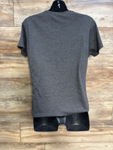 Port & Company Maternity 'Bun in The Oven' Shirt Grey sz Large