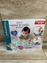 NEW Infantino Go gaga! Giant Water & Rattle Pat Mat