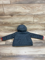 Columbia Hooded Puffer Jacket Grey sz 3T