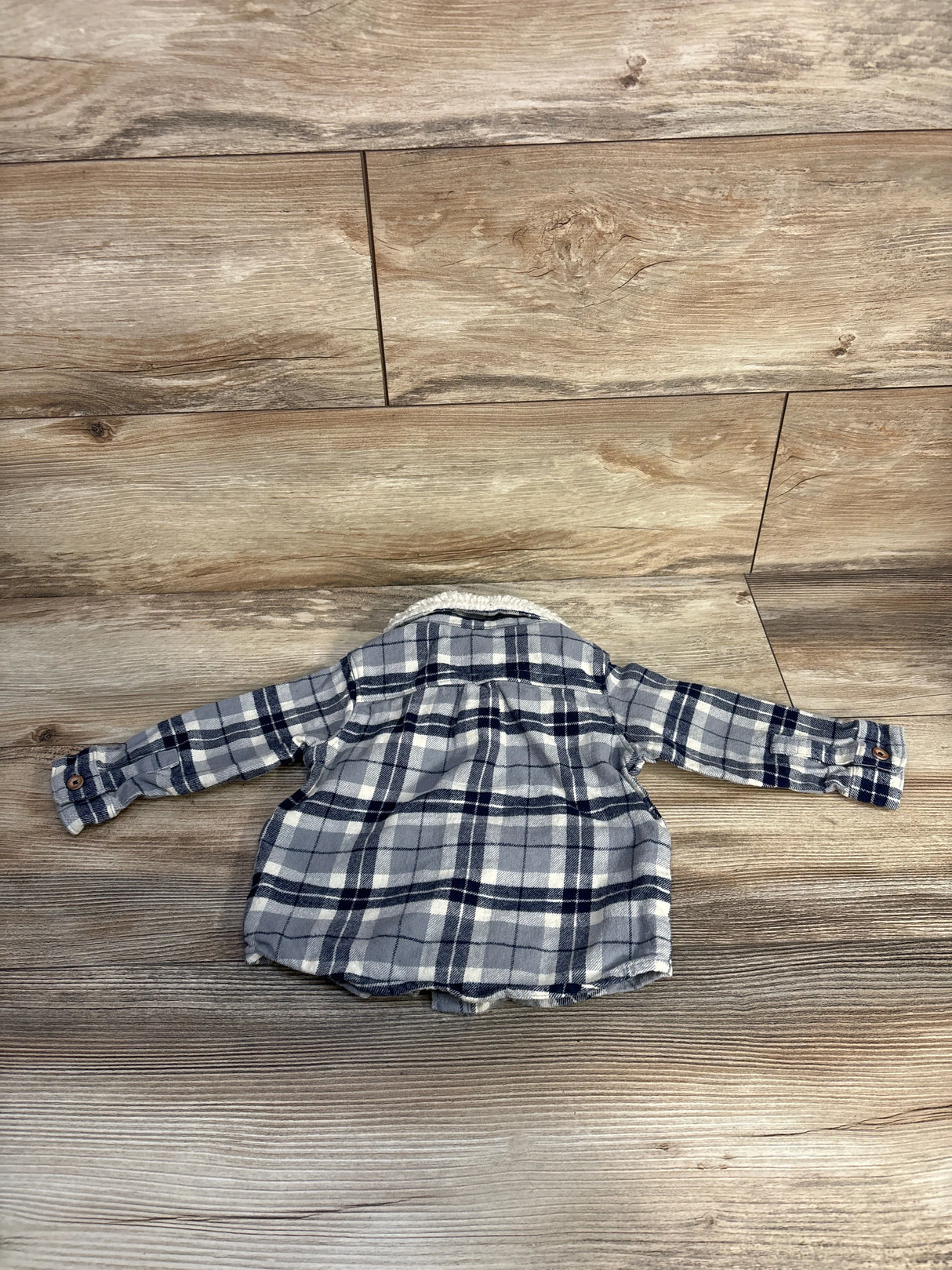 Just One You Flannel Jacket Blue sz 12m