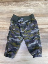 Cat & Jack Lined Camo Jogger Pants Green sz 0-3m