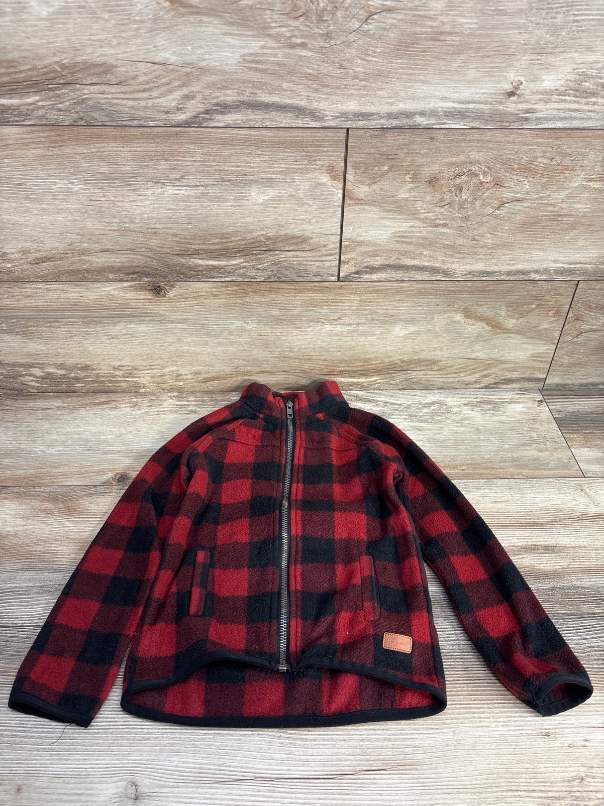 7 For All Mankind Plaid Shacket Red sz 4T