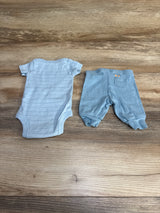 Just One You 2pc What's Hoppin? Bodysuit & Pants Blue sz Newborn