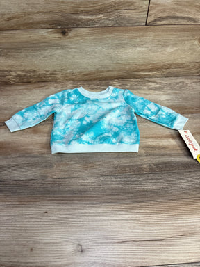 NEW Cat & Jack Tie Die Sweatshirt Blue sz 0-3m - Me n Mommy To Be