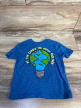 Old Navy We Can Change The World Together Shirt Blue sz 2T