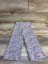 Zara Floral Jeans White sz 3-4T