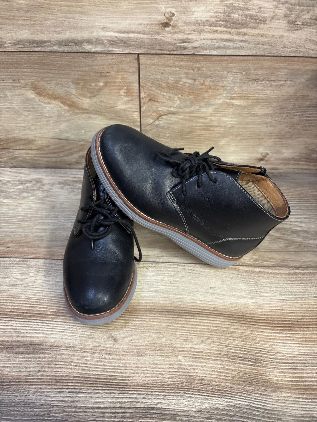 Johnston & Murphy Upton Chukka Boots Black sz 13c
