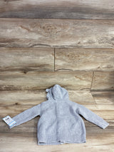 NEW Cat & Jack Hooded Button Front Cardigan Grey sz 12m