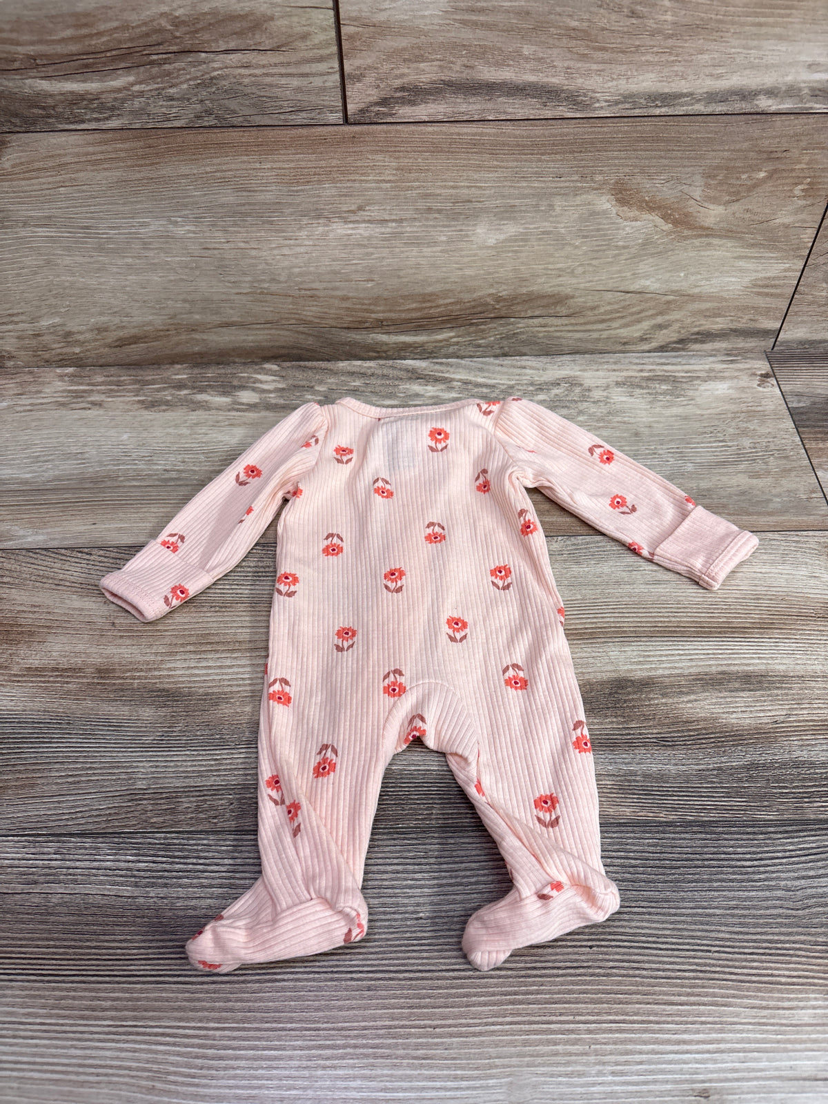 Carter's Ribbed Sleeper Peach sz Preemie