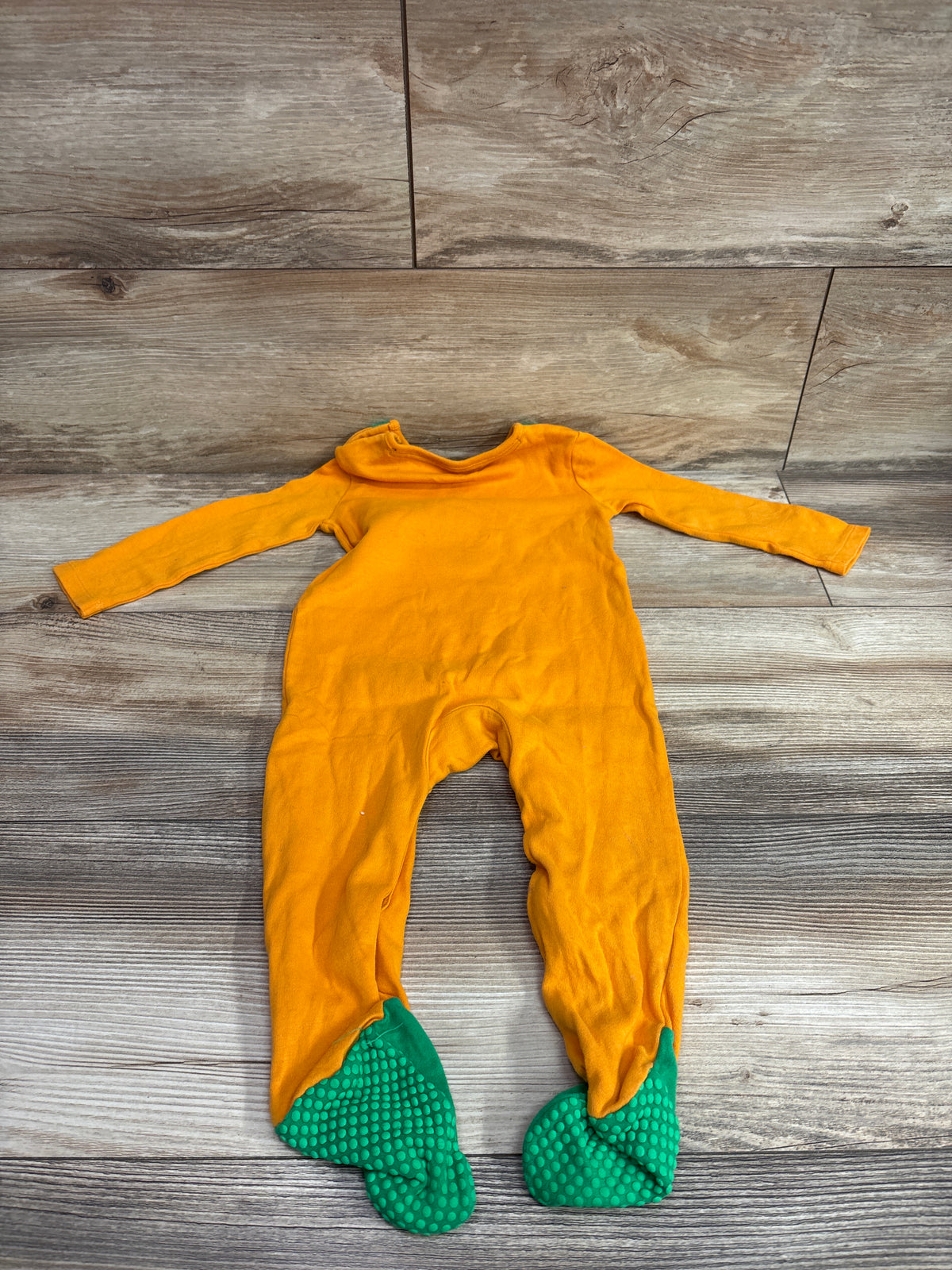 Fred & Flo Cutest Pumpkin Footie Orange sz 9-12m