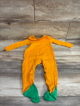 Fred & Flo Cutest Pumpkin Footie Orange sz 9-12m