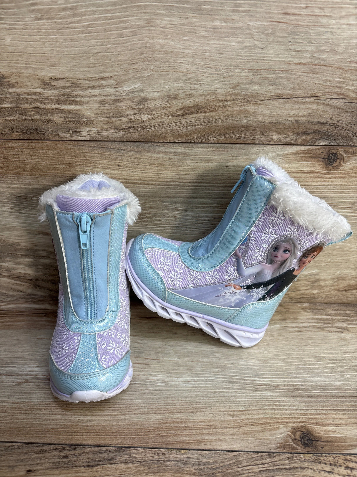 Josmos Disney Frozen Snow Boots Purple sz 7c