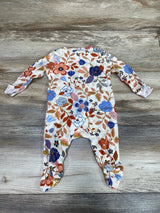 Old Navy Floral Sleeper Beige sz 0-3m