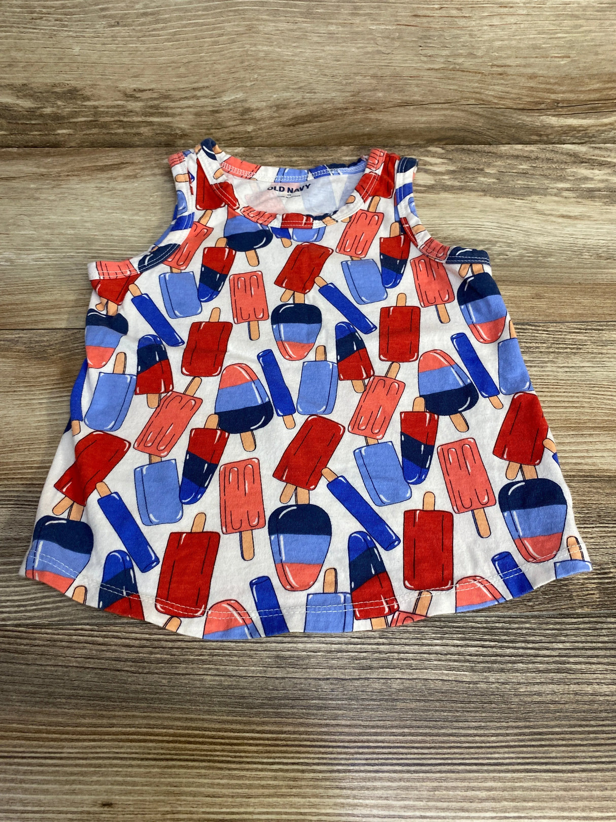 Old Navy Popsicle Tank Top White sz 3T