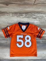 NFL Team Broncos #58 Miller Retired Jersey Orange sz 3T