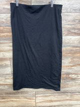 Poshdivah Maternity Skirt Black sz XL