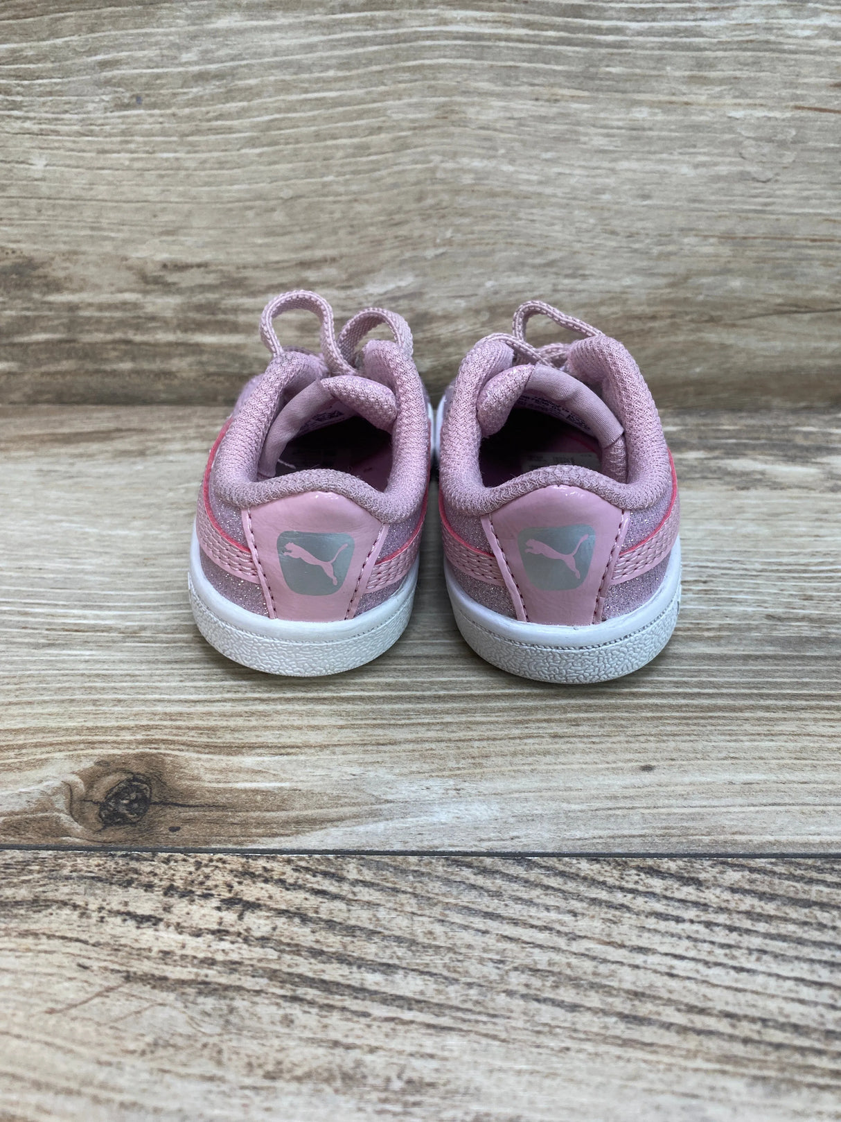 Puma Vikky V2 Glitz 2 Slip On Sneakers Pink sz 5c