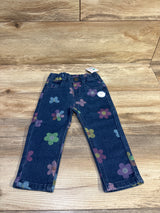 NEW Garanimals Straight Leg Floral Jeans Blue sz 12m