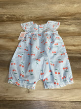 NEW Just One You Cherry Print Romper Blue sz 18m