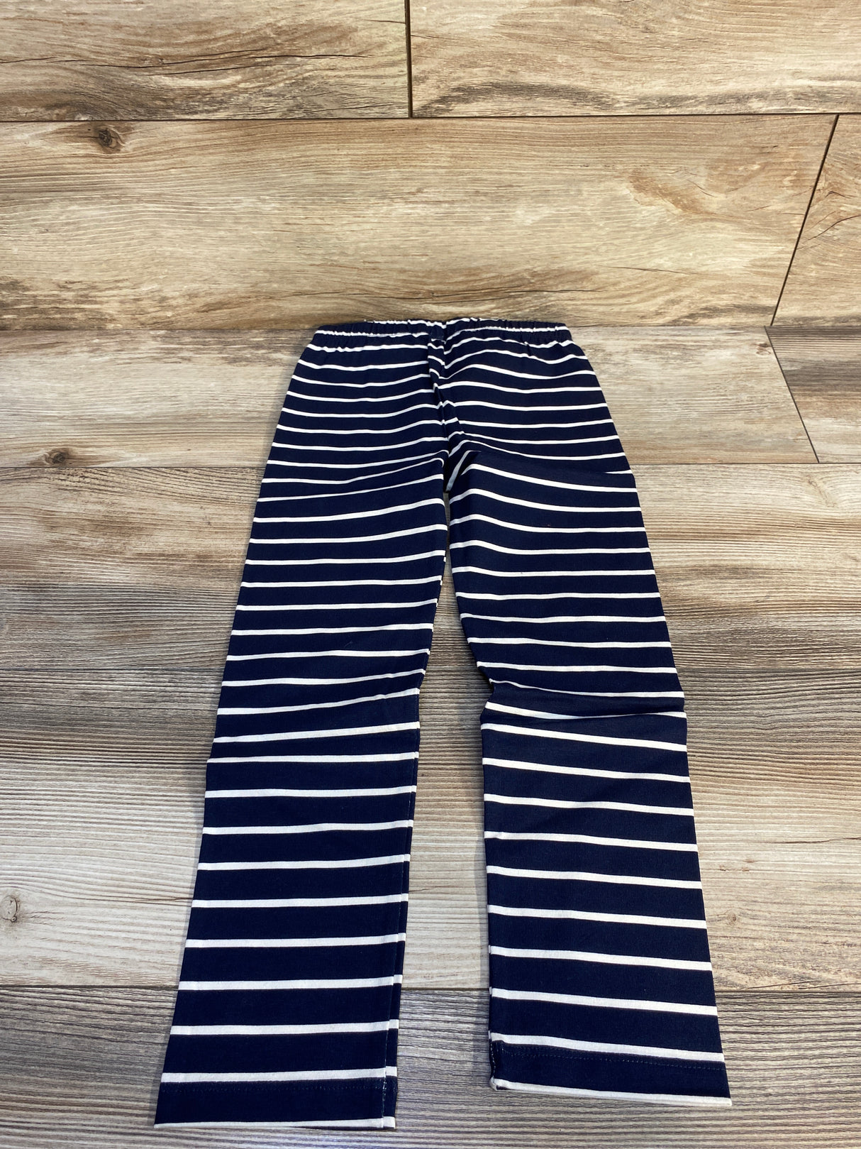 NEW Baby Gap Striped Navy Leggings sz 5T