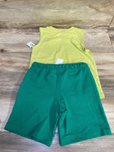 NEW Cat & Jack 2pc Tank Top & Shorts Set Lime Green sz 5T