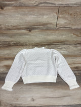 Janie & Jack Sparkle Dot Sweater Ivory sz 5T