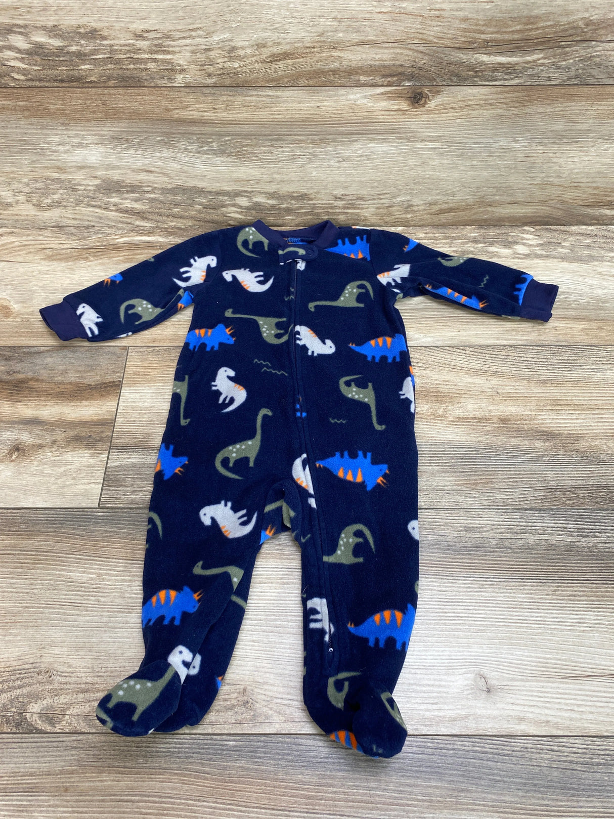 Simple Joys Dino Blanket Sleeper Navy sz 3-6m