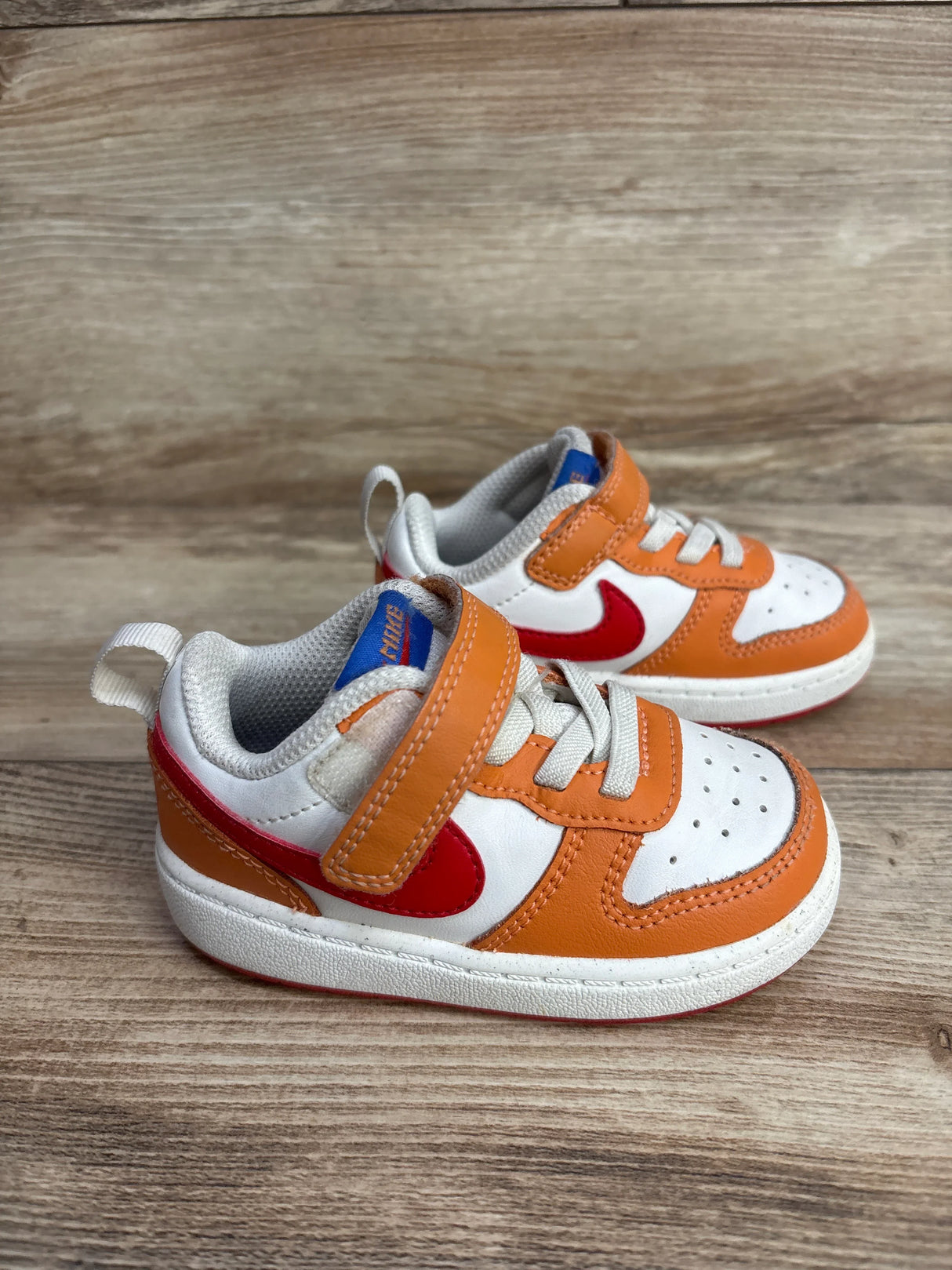 Nike Court Borough Low 2 TD 'Sail Hot Curry' Sneakers sz 6c