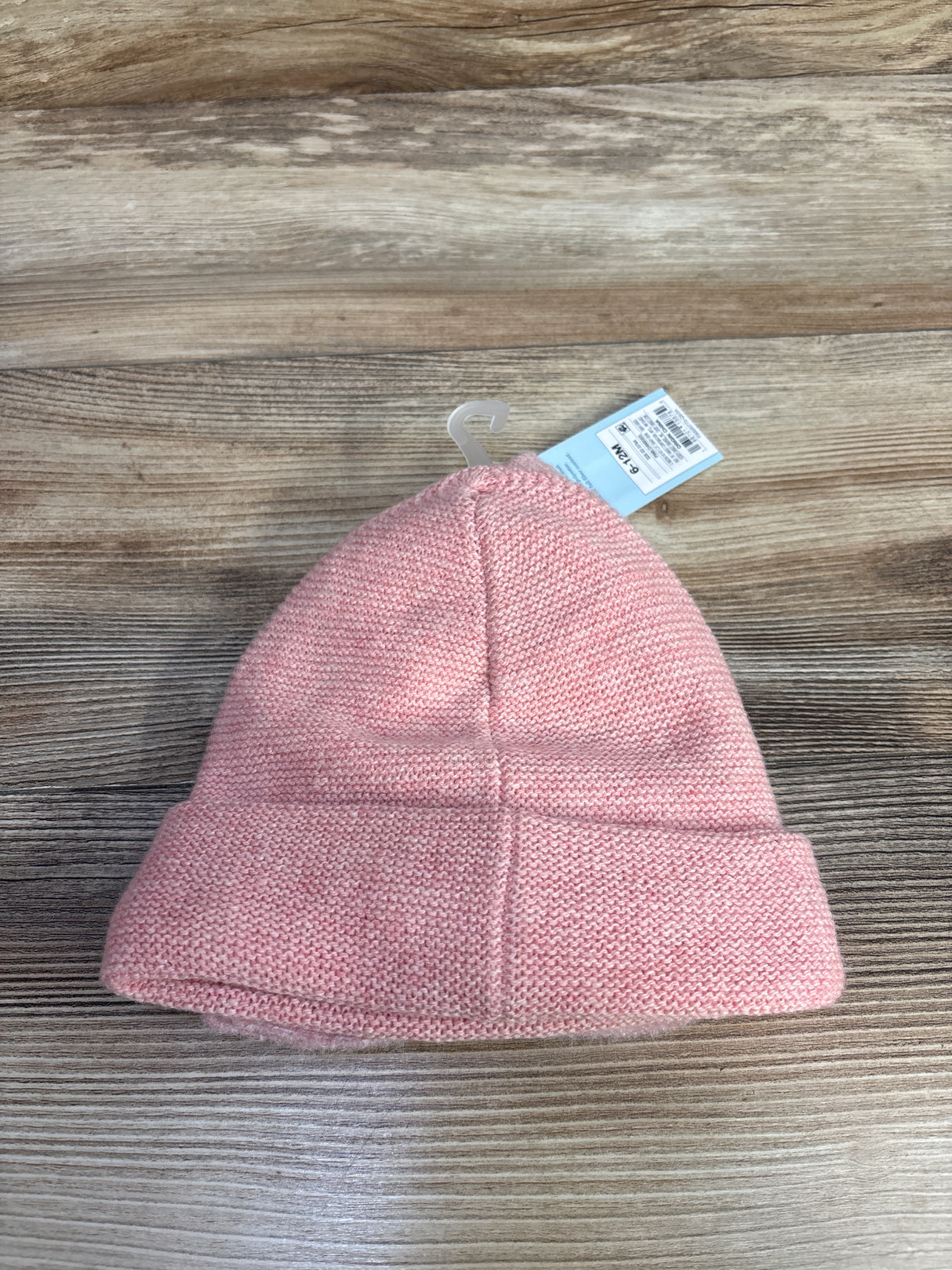 NEW Cat & Jack Knitted Bow Beanie and Mittens, Pink sz 6-12m