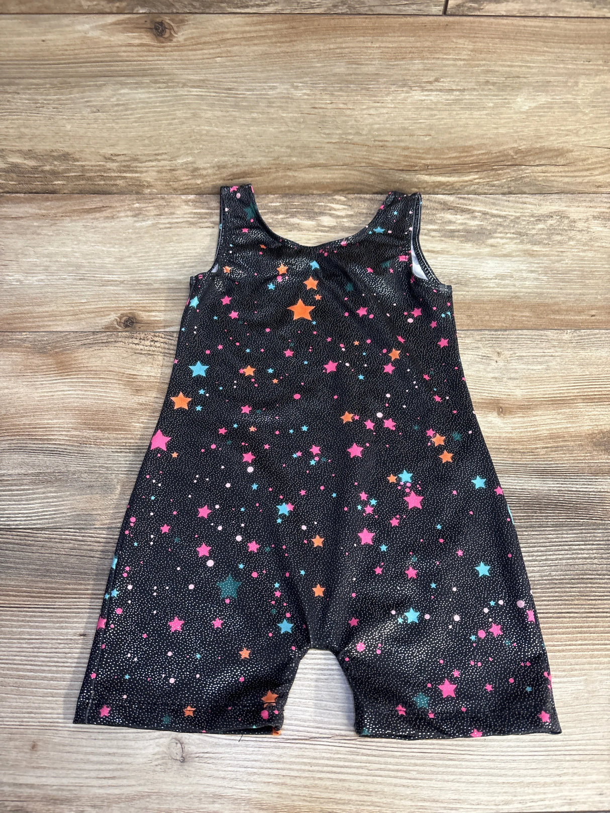 Sparkly Star Biketard Black sz 4T