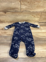 Carter's Blanket Sleeper Navy sz 6m