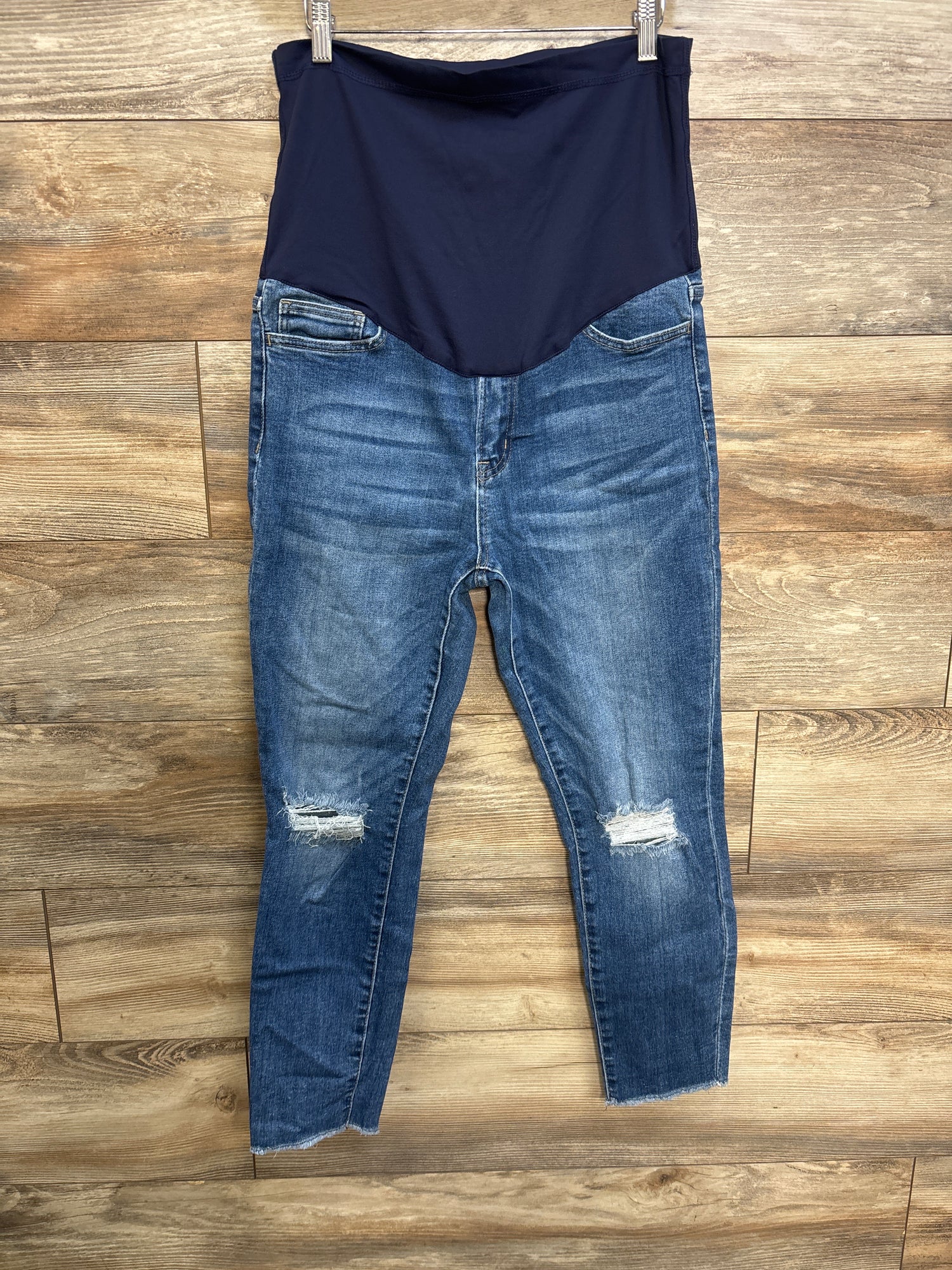 Pinkblush Maternity Full Panel Jeans Blue sz Large (31)
